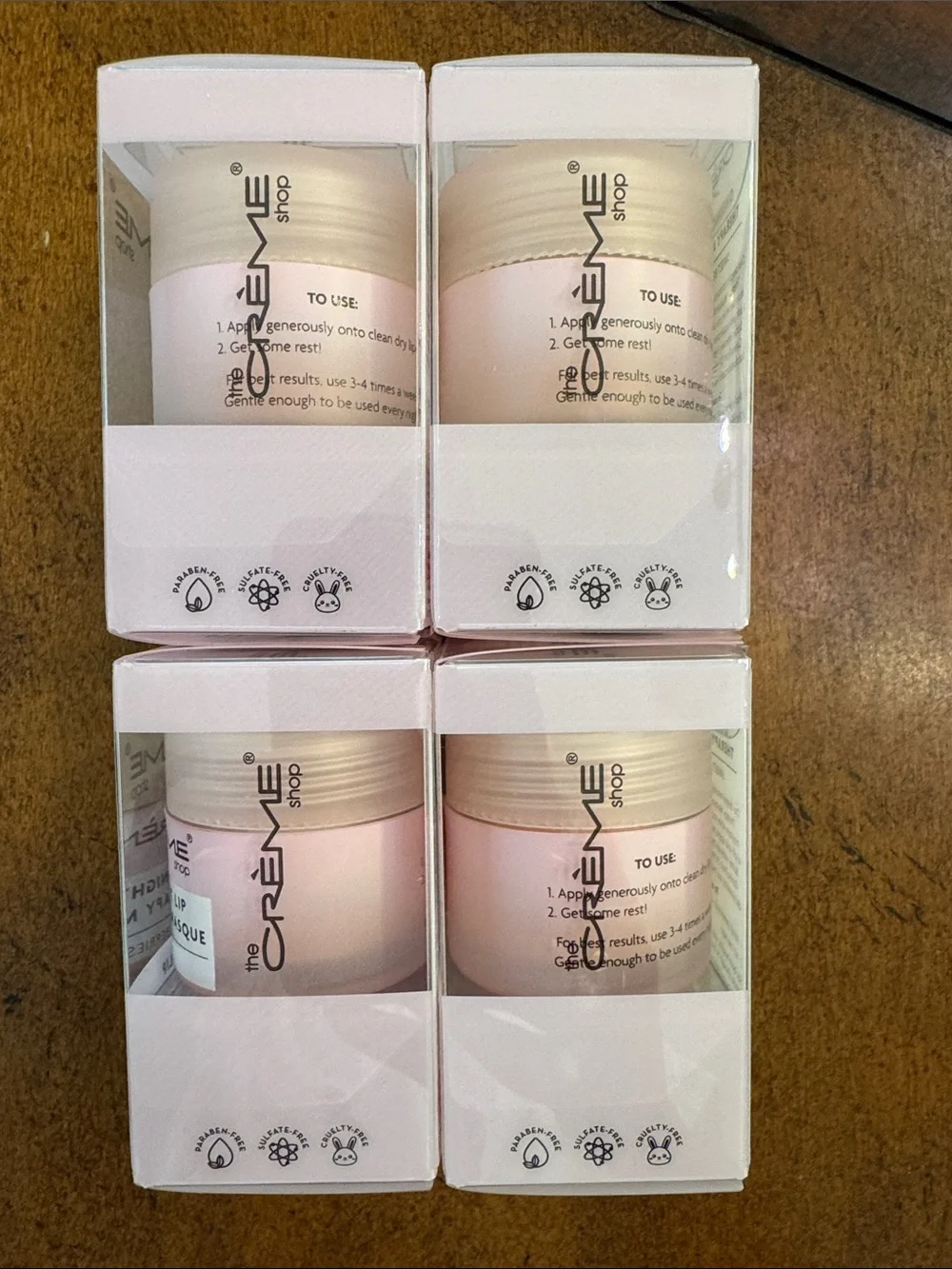 the CRÈME Shop Overnight Lip Therapy Masque - Sweet Berries (Pink)